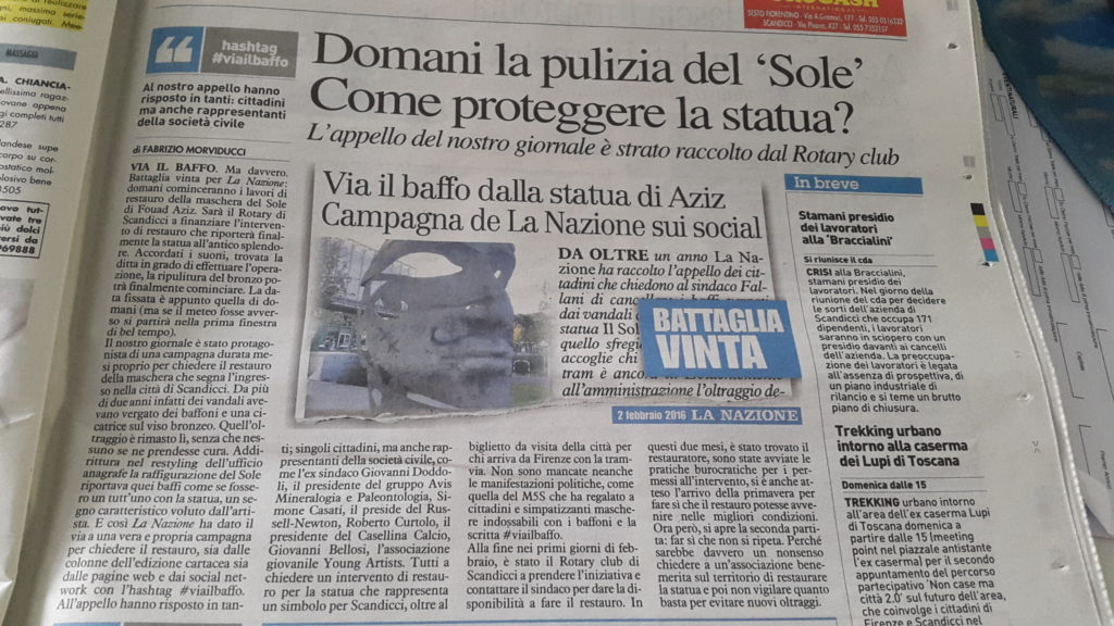 Domani la pulizia del “Sole”