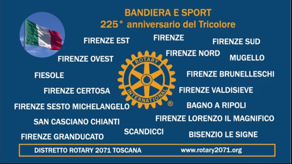 Anniversario del Tricolore Italiano. “Bandiera e sport, ambasciatori dell’unità nazionale”